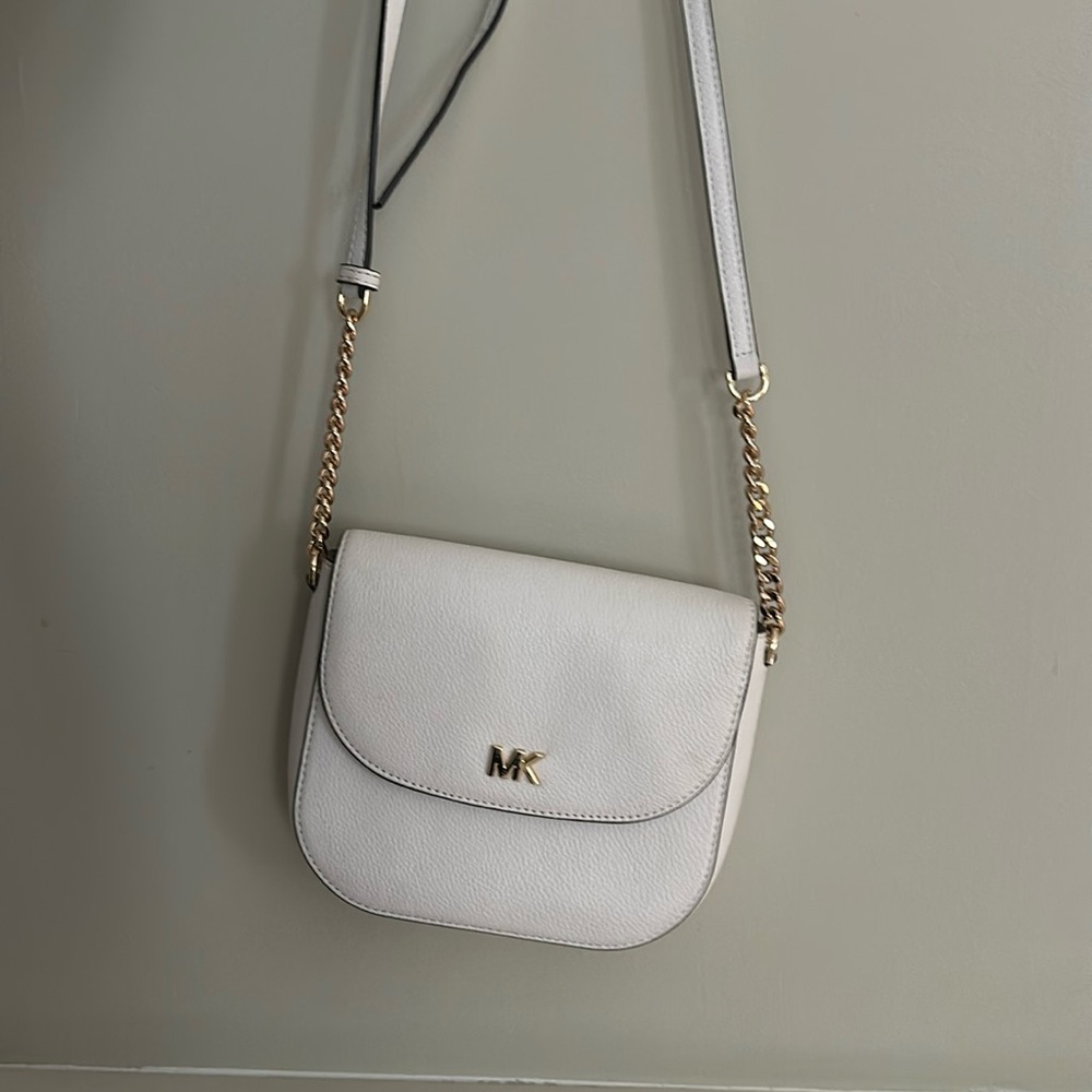 MK White Cross Body